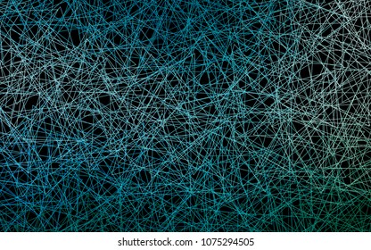 Dark Blue, Green vector of small triangles on white background. Illustration of abstract texture of triangles. Pattern design for banner, poster, cover.