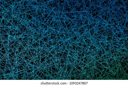 Dark Blue, Green vector of small triangles on white background. Illustration of abstract texture of triangles. Pattern design for banner, poster, cover.