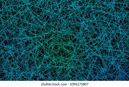 Dark Blue, Green vector of small triangles on white background. Illustration of abstract texture of triangles. Pattern design for banner, poster, cover.
