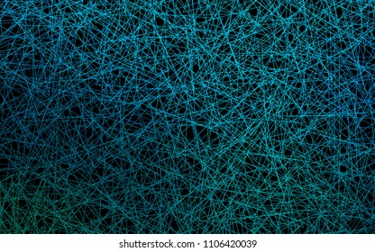 Dark Blue, Green vector of small triangles on white background. Illustration of abstract texture of triangles. Pattern design for banner, poster, cover.