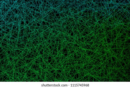 Dark Blue, Green vector of small triangles on white background. Illustration of abstract texture of triangles. Pattern design for banner, poster, cover.