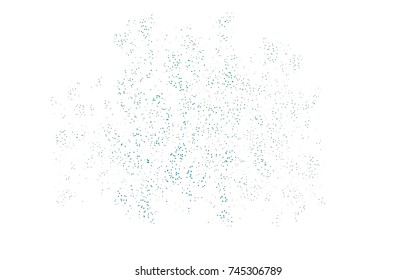 Dark Blue, Green vector of small triangles on white background. Illustration of abstract texture of triangles. Pattern design for banner, poster, cover.