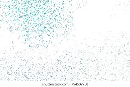 Dark Blue, Green vector of small triangles on white background. Illustration of abstract texture of triangles. Pattern design for banner, poster, cover.