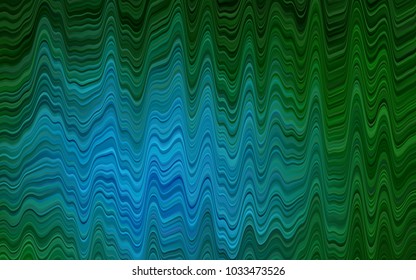 Dark Blue, Green vector template with liquid shapes. A completely new color illustration in marble style. The template for cell phone backgrounds.
