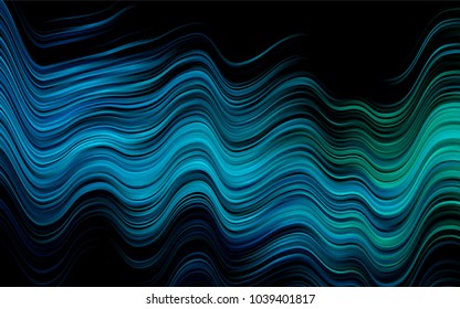 Dark Blue, Green vector template with bubble shapes. Colorful abstract illustration with gradient lines. A completely new marble design for your business.