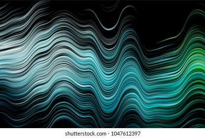 Dark Blue, Green vector template with bubble shapes. Shining crooked illustration in marble style. Pattern for your business design.