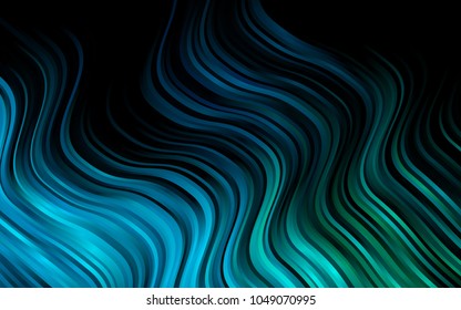 Dark Blue, Green vector template with bubble shapes. Brand-new colored illustration in marble style with gradient. A completely new template for your business design.