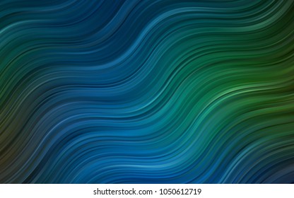 Dark Blue, Green vector template with bubble shapes. An elegant bright illustration with gradient. Brand-new design for your ads, poster, banner.