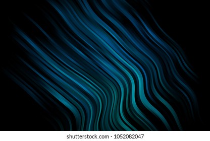 Dark Blue, Green vector template with lava shapes. A completely new color illustration in marble style. Textured wave pattern for backgrounds.