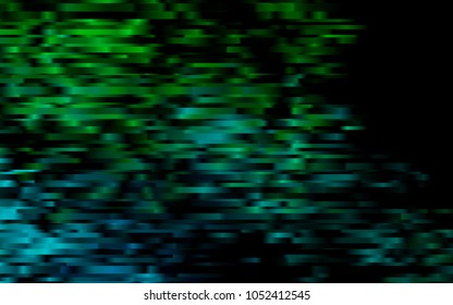 Dark Blue, Green vector template with repeated sticks. Lines on blurred abstract background with gradient. The pattern can be used as ads, poster, banner for commercial.