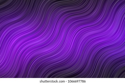 Dark Blue, Green vector template with lava shapes. Glitter abstract illustration with wry lines. A completely new template for your business design.