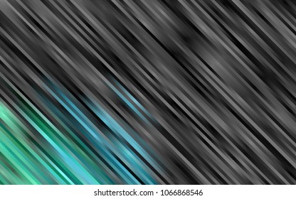 Dark Blue, Green vector template with repeated sticks. Decorative shining illustration with lines on abstract template. The pattern can be used for busines ad, booklets, leaflets