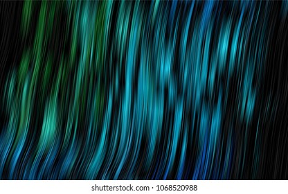 Dark Blue, Green vector template with bent ribbons. Shining crooked illustration in marble style. A completely new marble design for your business.