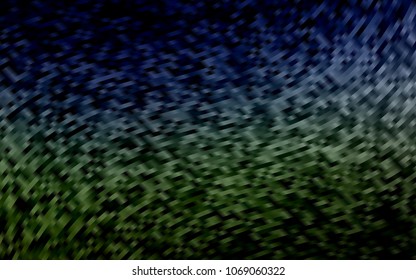Dark Blue, Green vector template with lava shapes. Glitter abstract illustration with wry lines. The best blurred design for your business.