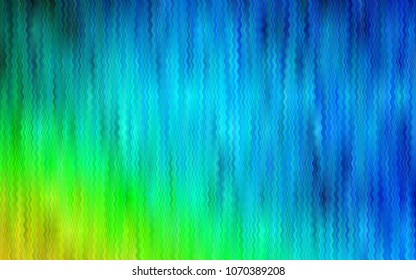 Dark Blue, Green vector template with liquid shapes. Geometric illustration in marble style with gradient.  Marble design for your web site.