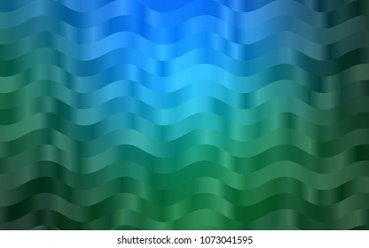 Dark Blue, Green vector template with liquid shapes. Brand-new colored illustration in marble style with gradient. Marble design for your web site.