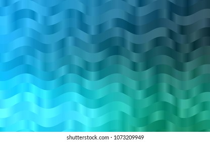 Dark Blue, Green vector template with bent ribbons. A completely new color illustration in marble style. A completely new template for your business design.