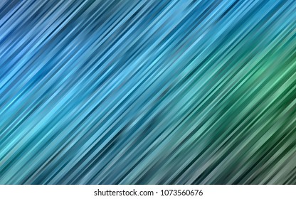 Dark Blue, Green vector template with bent ribbons. An elegant bright illustration with gradient. The best blurred design for your business.