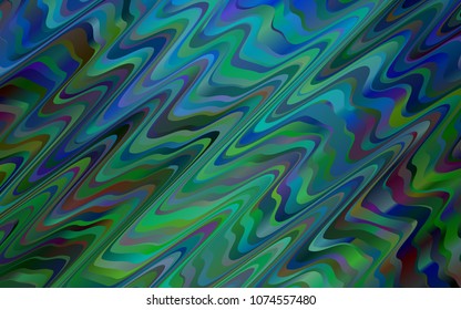 Dark Blue, Green vector template with bubble shapes. A sample with blurred bubble shapes. Brand-new design for your ads, poster, banner.