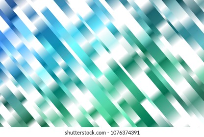 Dark Blue, Green vector template with repeated sticks. Shining colored illustration with narrow lines. Best design for your ad, poster, banner.