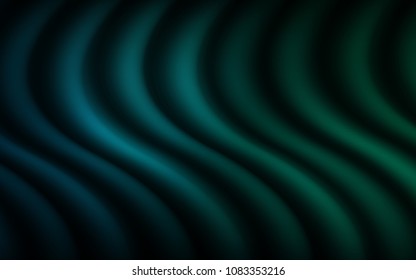 Dark Blue, Green vector template with lava shapes. A completely new color illustration in marble style. A completely new template for your business design.
