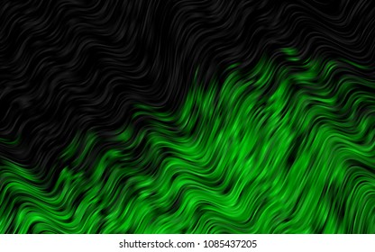 Dark Blue, Green vector template with liquid shapes. Shining crooked illustration in marble style. A new texture for your  ad, booklets, leaflets.