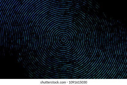 Dark Blue, Green vector template with bent ribbons. A sample with blurred bubble shapes. The template for cell phone backgrounds.