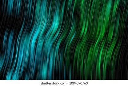 Dark Blue, Green vector template with bubble shapes. Geometric illustration in marble style with gradient.  The best blurred design for your business.