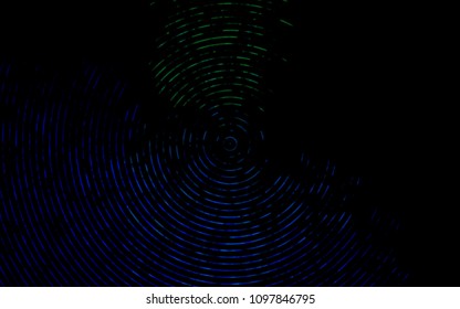 Dark Blue, Green vector template with liquid shapes. Geometric illustration in marble style with gradient.  New composition for your brand book.