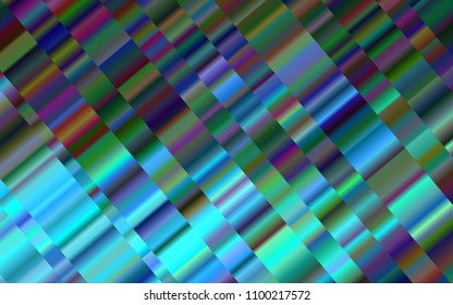 Dark Blue, Green vector template with repeated sticks. Decorative shining illustration with lines on abstract template. Smart design for your business advert.