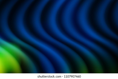 Dark Blue, Green vector template with bubble shapes. Shining illustration, which consist of blurred lines, circles. A new texture for your  ad, booklets, leaflets.