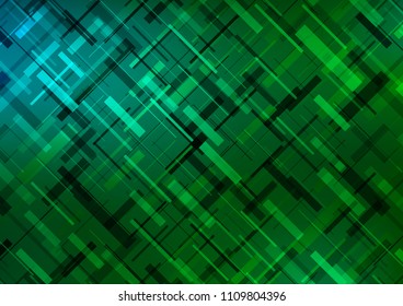 Dark Blue, Green vector template with repeated sticks. Glitter abstract illustration with colored sticks. The pattern can be used for busines ad, booklets, leaflets