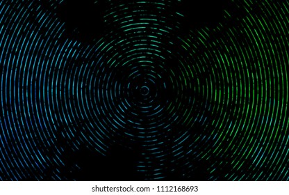 Dark Blue, Green vector template with bubble shapes. Creative illustration in halftone marble style with gradient. The best blurred design for your business.