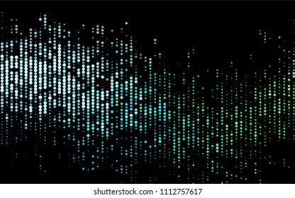 Dark Blue, Green vector  template with circles. Abstract illustration with colored bubbles in nature style. The pattern can be used for aqua ad, booklets.