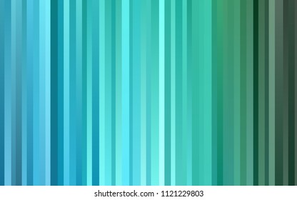 Dark Blue, Green vector template with repeated sticks. Modern geometrical abstract illustration with staves. The template can be used as a background.