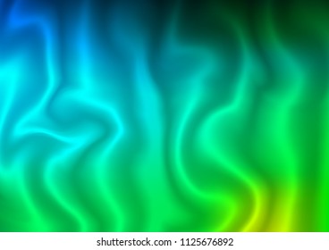 Dark Blue, Green vector template with bubble shapes. A sample with blurred bubble shapes. A completely new template for your business design.