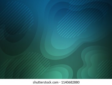Dark Blue, Green vector template with repeated sticks. Shining colored illustration with narrow lines. The pattern can be used for websites.