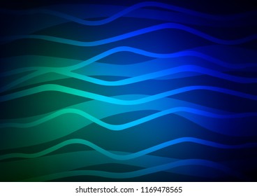 Dark Blue, Green vector template with repeated sticks. Glitter abstract illustration with colored sticks. The pattern can be used for busines ad, booklets, leaflets