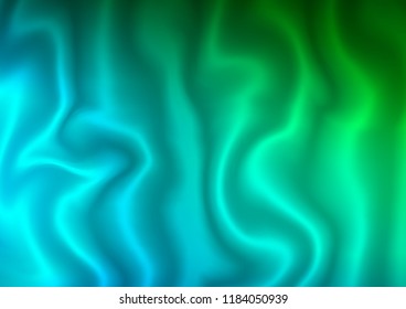 Dark Blue, Green vector template with bubble shapes. Glitter abstract illustration with wry lines. The elegant pattern for brand book.