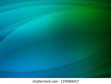 Dark Blue, Green vector template with repeated sticks. Lines on blurred abstract background with gradient. Smart design for your business advert.