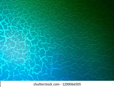 Dark Blue, Green vector template with bubble shapes. Glitter abstract illustration with wry lines. The elegant pattern for brand book.
