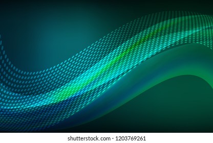 Dark Blue, Green vector template with circles, triangles. Modern abstract colorful illustration with spheres and lines. Pattern for beautiful websites.