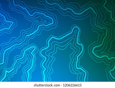 Dark Blue, Green vector template with bubble shapes. An elegant bright illustration with gradient. New composition for your brand book.