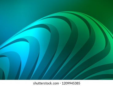 Dark Blue, Green vector template with repeated sticks. Modern geometrical abstract illustration with staves. The template can be used as a background.