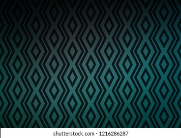 Dark Blue, Green vector template with sticks, squares. Colorful lines, squares on abstract background with gradient. Smart design for your business advert.