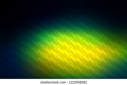 Dark Blue, Green vector template with repeated sticks. Colorful shining illustration with lines on abstract template. Smart design for your business advert.