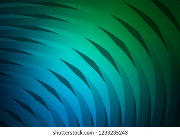Dark Blue, Green vector template with repeated sticks. Modern geometrical abstract illustration with staves. Smart design for your business advert.