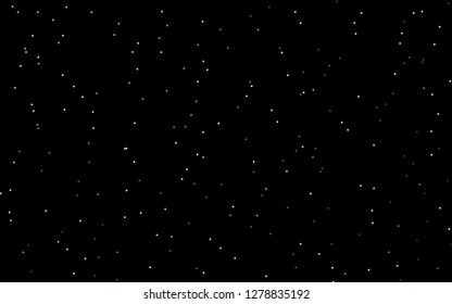 Dark Blue, Green vector template with sky stars. Modern geometrical abstract illustration with stars. The pattern can be used for wrapping gifts.