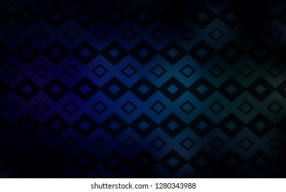 Dark Blue, Green vector template with rhombus. Illustration with set of colorful rectangles. Pattern for commercials.