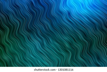 Dark Blue, Green vector template with bubble shapes. Creative illustration in halftone marble style with gradient. New composition for your brand book.